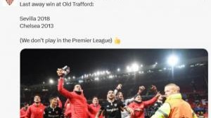 太搞了！塞维利亚官推调侃切尔西，提及两队上次客胜曼联年份